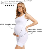 Seamless Maternity Shapewear, Prevent Thigh Chaffing, Pregnancy Belly Support, S-5XL