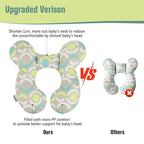 KAKIBLIN Baby Travel Pillow,Neck Pillows for Car Seat,Upgraded Baby Head Pillow,Toddler Head and Neck Support Pillow for Car Seat, Pushchair,Travel (Circle)
