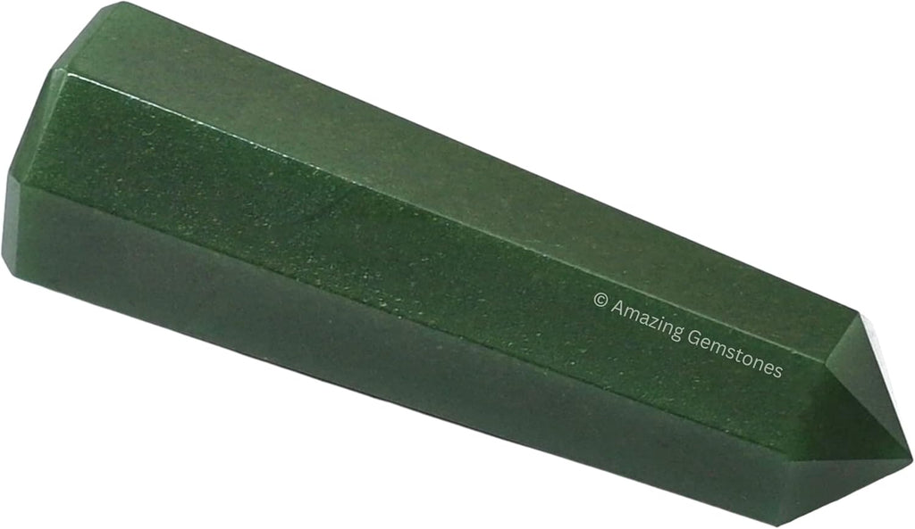 Amazing Gemstone Green Aventurine Crystal Towers ~ Natural Healing Crystal Point Obelisk for Reiki Healing and Crystal Grid (3- Inch)