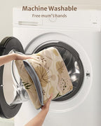 Blissful Diary Portable Baby Play Mats for Floor, Thick Cushioned Foldable Baby Crawling Mat for Indoor Outdoor, Non-Slip & Washable Kids Playmat for Tummy Time Activity, Earth Tones 43" X 43"