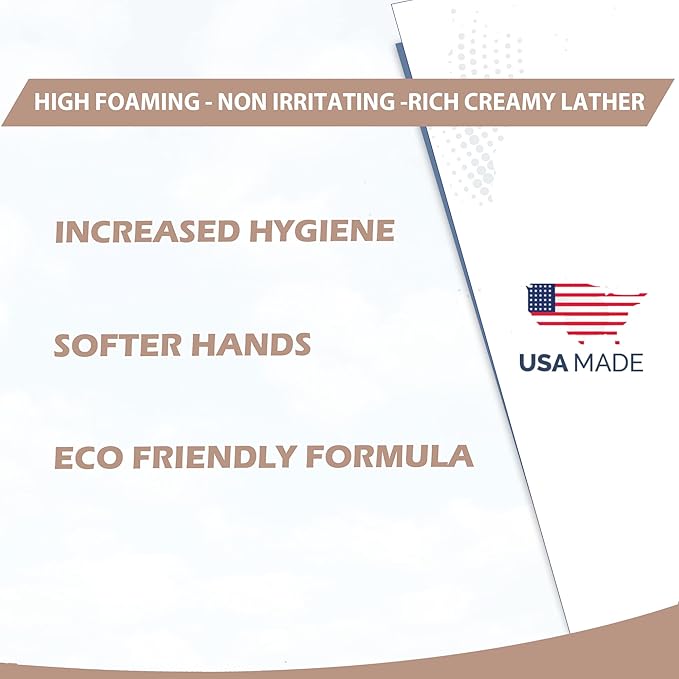 GreenFist Foaming Hand Soap Refills Vanilla Scent Jug Foam Refill Made in USA, 128 ounce (1 Gallon)