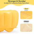 MINK Inflatable Baby Bathtub – Compact, Portable Bath Tub with Anti-Sliding Saddle Horn Seat, Ideal for Travel & Home – Suitable for Infants 0-6 Months