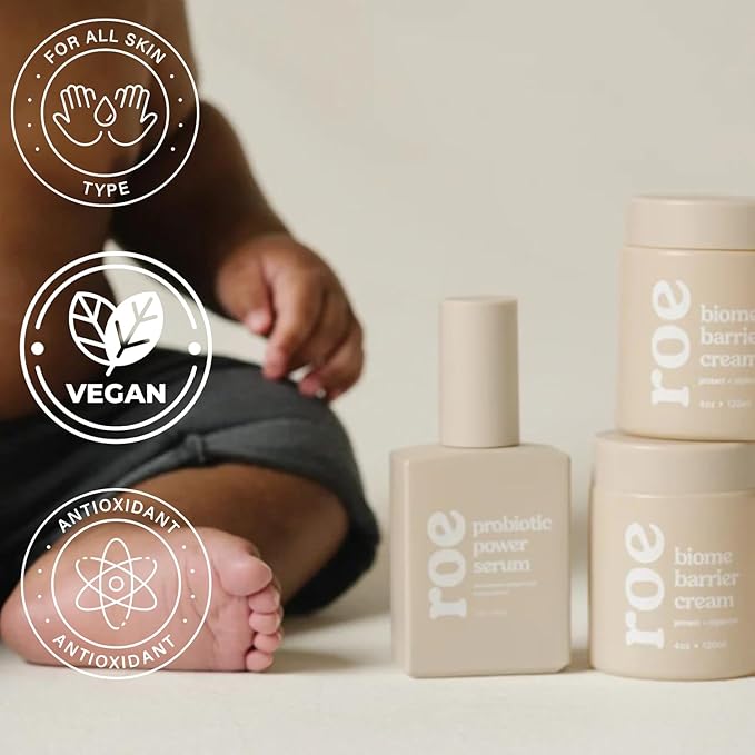 Baby Cream & Baby Serum Power Pair Biome Barrier | For All Skin & Ages | Hydrating Body, Face, Dry Irritated Skin Toddlers, Newborns Skincare (Power Pair)