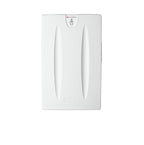 Foundations Classic Vertical Baby Diaper Changing Station, Wall Mount, Built in Liner Dispenser, One Handed Adjustable Safety Strap, Light Gray (100-EV)