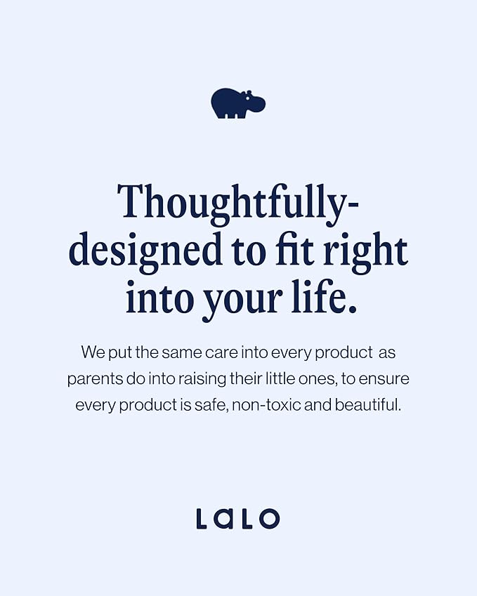 Lalo Baby Washcloths 3-Pack - 100% Organic Cotton, Soft & Absorbent, Gentle on Sensitive Skin, Machine Washable Soft Kids Washcloths - Blueberry