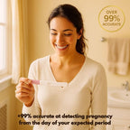 Early Detection Pregnancy Midstream – Over 99% Accurate hCG Rapid Test – Pack of 3 Pruebas de Embarazo de Detección Temprana – Más del 99% de Precisión