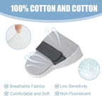 Pillow for Sleeping/Feeding, Soft Cotton Cover, Bedroom, Playrooms, Stroller, Crib, Detachable