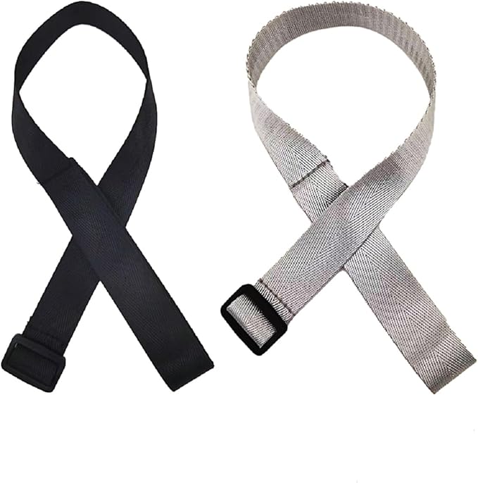 2 Pack Baby Stroller Safety Wrist Strap Adjustable Pram Wheelchair Hand Leash Black Retractable Dog Short Rope Belt for Hilly City Street Walking Leash, Strap, Hands Free, Extra Security Pet Stroller