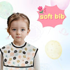 Baby bibs Waterproof Toddler bib - Feeding bib with Pocket for Infant Boy Girl Washable 6-36M