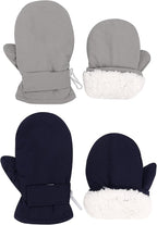 Toddler Gloves Kids Mittens Winter Warm Lined Fleece Gloves Waterproof Snow Baby Mitten for Boys Girls