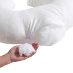 Nursing Pillow and Positioner for Breastfeeding, Ultra Soft Baby Breastfeeding Pillows for More Support for Mom and Baby, with Premium Removable Cover (Naked Pillow)