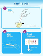 10 Pack UTI Test Strips, Urinary Tract Infection Test Kit for Women Men, Accurate Result in 2 Minutes, Monitor Bladder Health at Home, Clinically Tested, Easy to Grip, Individually Wrapped