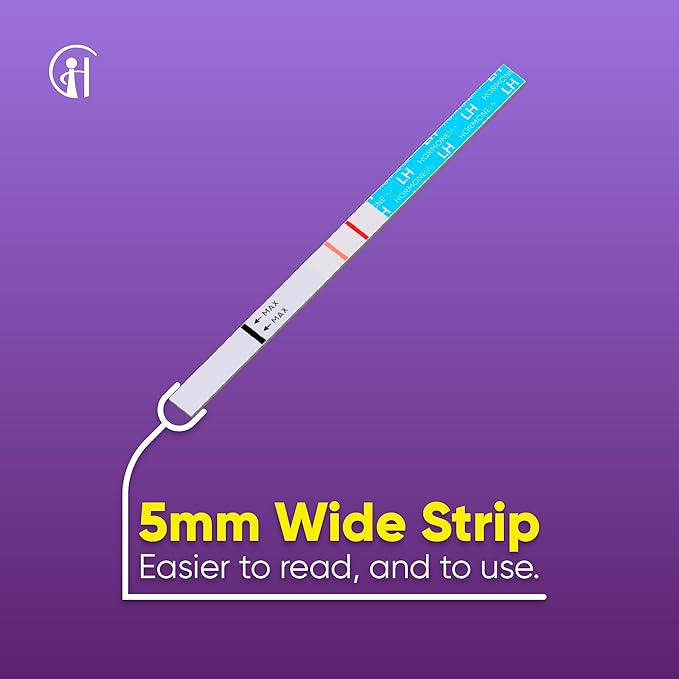 Ovulation Test Strips – LH Test for Ovulation Detection, Easy-to-Use Home Ovulation Tracking (15/30 Count) (LH Test 30 Count)