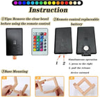 YDSIII Saturn Lamp 8.66 inch Moon Lamp Galaxy Lamp 16 Colors LED 3D Moon Light USB Rechargeable Remote&Touch Control Nursery Room Decor Birthday Gift for Girls&Boys&Women