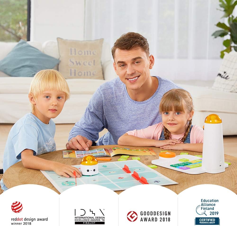 Matatalab Coding Robot Set for Kids Ages 4+, STEM Educational Toy, Early Programming for Kids, Learn to Code Robot for Homeschool & Classroom Ages 4-10