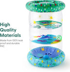 The Peanutshell Inflatable Tummy Time Roller - Crawling Toys for Babies, Soft & Supportive Baby Tummy Time Roller, Water-Friendly Crawling Toys for 6-12 Months - Land and Sea