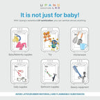 Signature UV LED Waterless Baby Bottle Sanitizer Large Capacity UV All-in-One Household Cleaning Sanitizing (Bianca White)