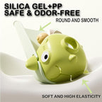 Faucet Extender for Toddlers, （Shark）3 Adjustable Lengths & Temperature Sensitive, Splash-Proof Kids Sink Extender for Bathroom & Kitchen Sink (Orange, Green)