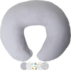 Niimo Nursing Pillow - 100% Cotton Breastfeeding Pillow Cover, Ergonomic Nursing Pillows for Breastfeeding, Machine-Washable Baby Pillow, Breastfeeding Pillows & Breastfeeding Essentials