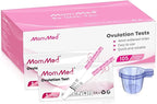 MomMed Ovulation Test Strips, 105 LH Ovulation Predictor Kit with 105 Collection Cups, Accurately Track Ovulation Test, High Sensitivity Result for Women Home Testing