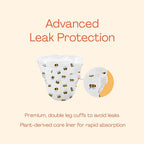 Hello Bello Premium Diapers Size 1 (8-12 lbs), Balloon Buddies Designs, 32ct Jumbo Pack