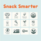 Mission Mighty Me Nutty Puffs Mixed Nut Butter Puffs for Babies + Kids - Pediatrician Developed, Plant-Based Gluten-Free Baby Snack - Peanut, Tree Nut, Cinnamon (6 Pack - 5 Pack Plus Peanut Sample)