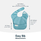 Tiny Twinkle Mess Proof Baby Bibs for Eating - Waterproof, Wipeable Bibs - Toddler Bibs - Travel Friendly - PFAS, PVC, BPA, Phthalate Free - Baby Food Bibs(5 Pack, Boy Spring)