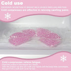 Hot Cold Gel Bead Breast Therapy Pack,Breast Ice Packs for Breastfeeding,Relief for Breastfeeding,Nursing Pain, Mastitis,Engorgement,Plugged Ducts, Boost Milk Let-Down & Production(#19 Pink)