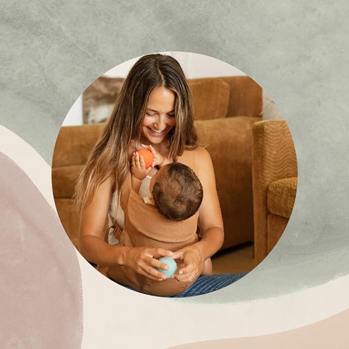 WildBird - Aerial Carrier - 7 to 45 lbs - for Moms, Dads & Caregivers - 100% Natural European Linen Fibers - Versatile & Adjustable - Small Size - Willow Fabric