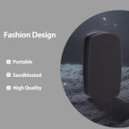 Fidget Slider EDC Gadgets Toy Oval Metal Magnetic Haptic Fidget Toys for Adults Anxiety/ADHD/Stress Relief, Gift for Boyfriend, Husband and Father (Black)