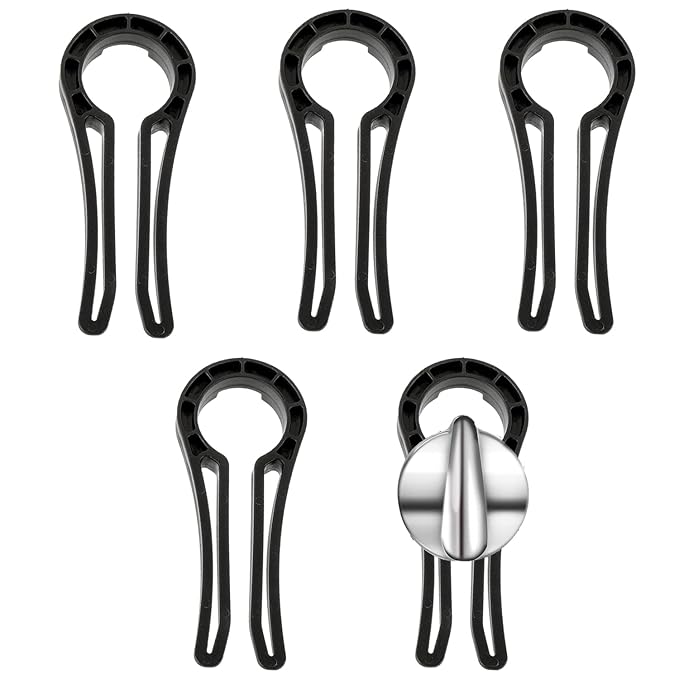 Stove Knob Safety Covers for Child, Gas Stove Knob Locks, Oven Lock Child Safety Stove Guard Black, Stove Knob Safety Cover for Child and Pet (5 Pack)