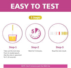 PdG Test Strips - Progesterone Urine Test Kit - at-Home Ovulation Confirmation Test for Women - 5 Tests