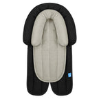 COOLBEBE Upgraded 2-in-1 Babybody Supports for Newborn Infant - Extra Soft Breathable Car Seat Insert Cushion Pad, Perfect for Carseat, Stroller, Swing, Bouncer Black