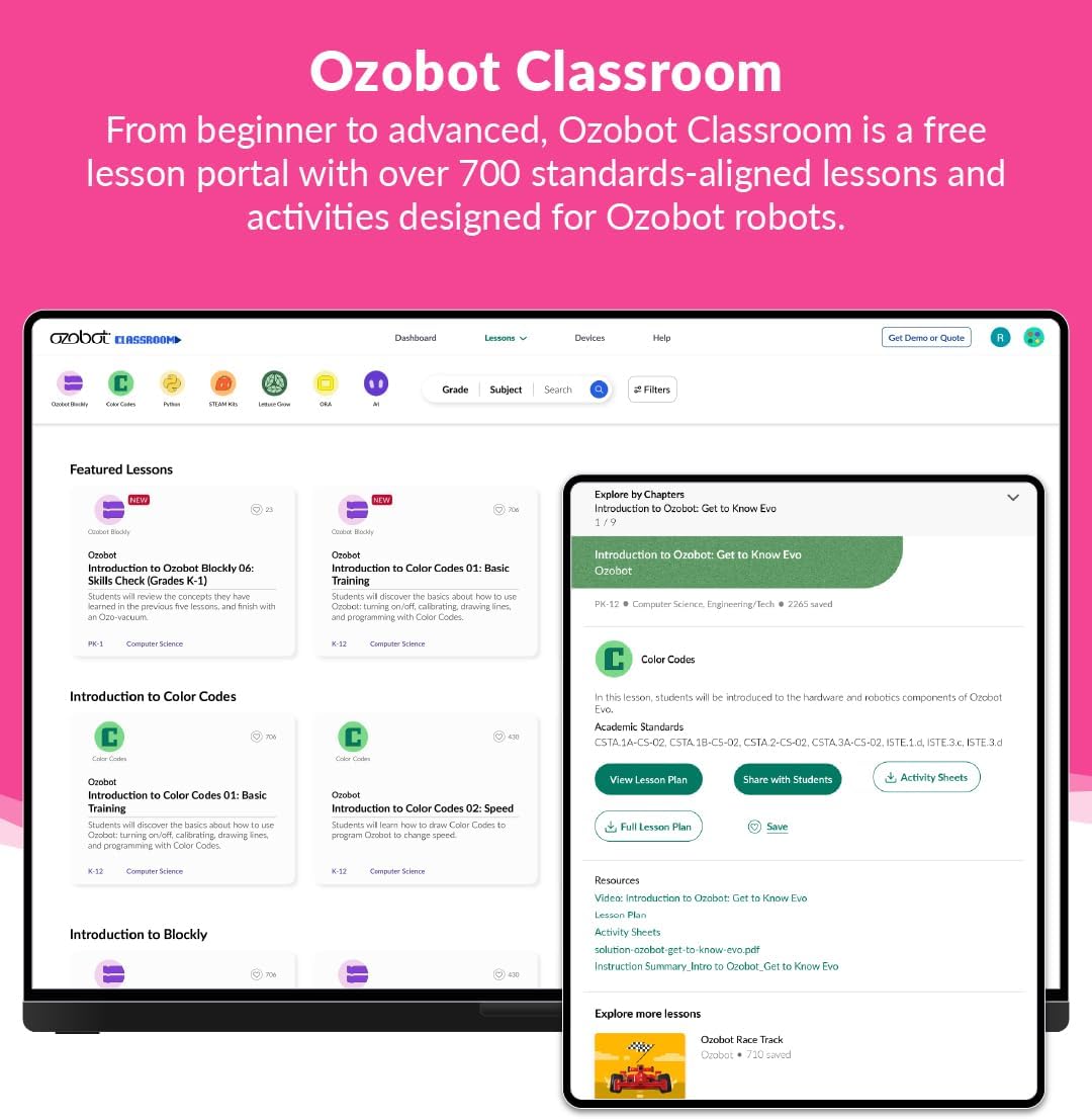 Color Code Magnets Base Kit: Interactive Coding Learning Tool for Kids Ages 5+, Enhances Logic & Problem-Solving Skills, Classroom Education, 36 Tiles, Evo Required Not Included