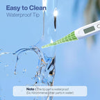 Boncare 10 Seconds Oral Thermometer for Adults and Kids - Accurate & Safe Rectal Thermometer for Baby with Fever Alarm, Digital Thermometer (Green)