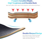 Easy_Way Complete Skateboards- Standard Skateboards for Beginners Kids Boys Girls Teenager- 31''x 8''Canadian Maple Cruiser Pro Skate Board, Skateboards