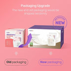 Nuliie 50 Pcs Breastmilk Storage Bags, 8 OZ Breast Milk Storing Bags, BPA-Free, Milk Storage Bags with Pour Spout for Breastfeeding, Self-Standing Bag, Space Saving Flat Profile