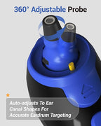 Ear Thermometer with Heated Probe, High Accuracy Thermometer for Kids, Adults and Babies with 32 Memory Recall, Mute and Night Light, Includes 21 Disposable Probe Covers, Storage Box