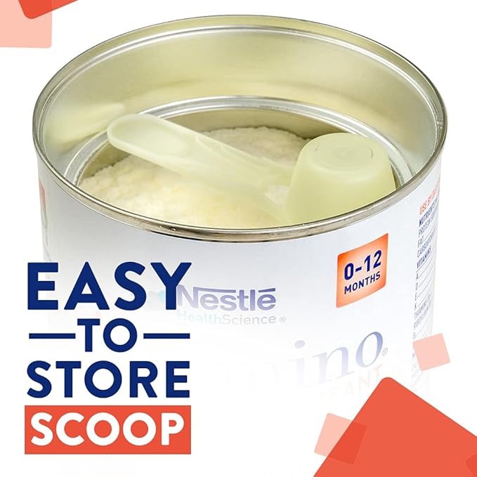 Alfamino Infant Formula, Hypoallergenic Amino Acid Based Infant Formula with Iron, For Multiple Food Allergies, 0-12 Months, 14.1 Ounce (Pack of 1)