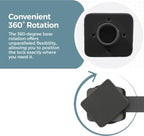 Cabinet Locks Baby Proofing (6-Pack Black) - Child Proof Cabinet Locks, No Drilling, Easy Installation, Adjustable & Reusable, Drawer Locks Baby Proofing