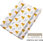 Personalized Baby Crib Bedding Set, Custom Name Cartoon Car Theme Nursery Bedding Set 3 Pcs, Baby Blanket Fitted Crib Sheet Changing Pad Cover, Personalized Nursery Decor Gift for Newborns Boys