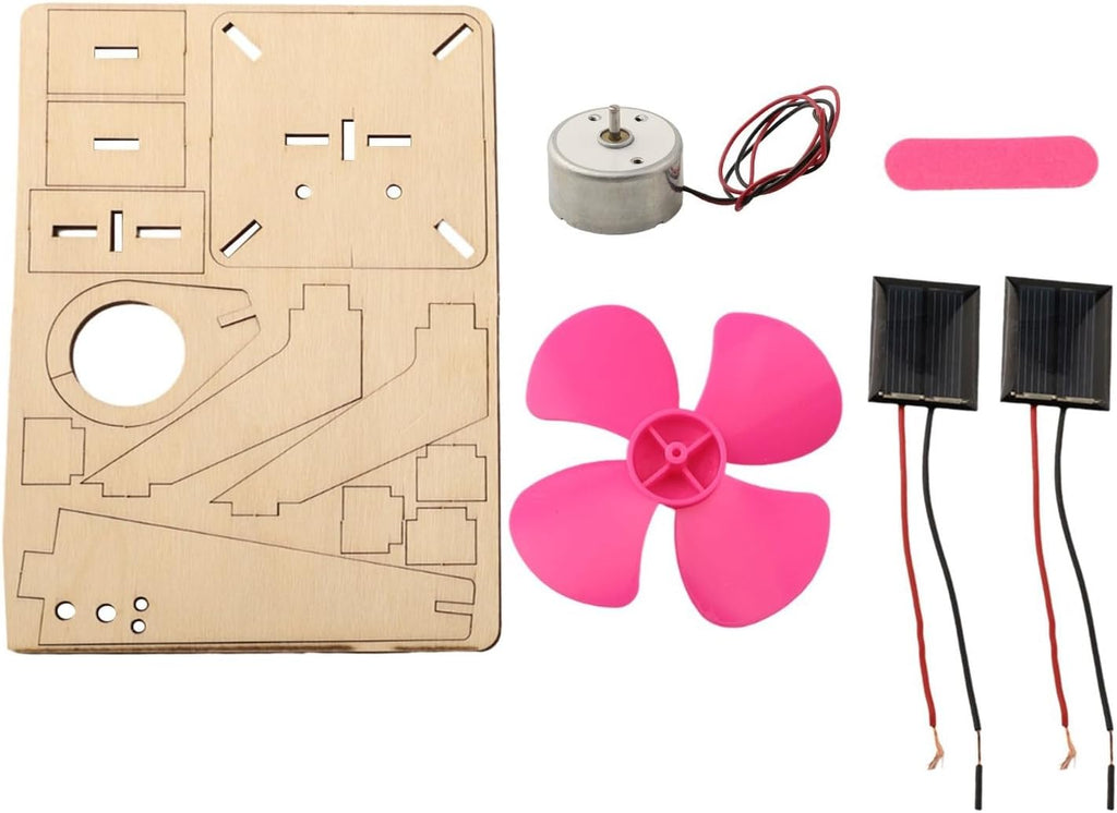 Creative Learning with DIY Solar Fan Kit for Kids Explore the Wonders of Renewable Energy (1pc)