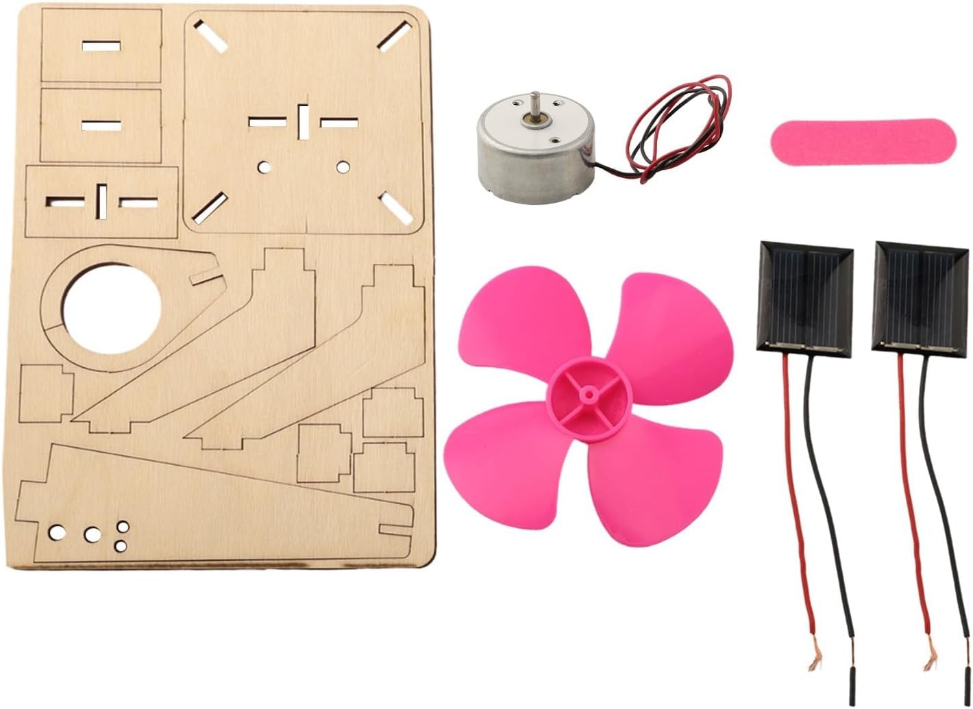 Creative Learning with DIY Solar Fan Kit for Kids Explore the Wonders of Renewable Energy (1pc)