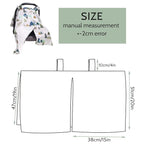 TANOFAR Car Seat Cover Baby, Carseat Covers Baby Boy Girl, Peekaboo Opening Infant Car Seat Cover for Winter, Warm & Cozy, Adventure Mountain