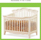 Full-Size Conversion Kit Bed Rails for Sorelle Convertible Cribs - Solid Wood Rail - Toddler and Adult Bed Rail for Full-Size Beds - Essential Nursery & Baby Furniture (Model #215, French White)