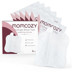 Momcozy Hydrogel Nipple Pads with Soothing Lanolin, Soothies Gel Nursing Pads Provide Instant Cooling Relief, Breastfeeding Essentials, 6 PCS