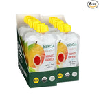 Kekoa Foods Mango Paprika Baby Food Purée | 100% USDA Certified-Organic, No Sugar Added | Organic, Non-GMO, Gluten-Free, Vegan | Sweet Mango with Lime & Mild Paprika | 3.5 oz Squeeze Pouch