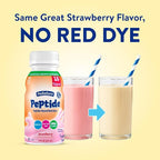 PediaSure Peptide 1.0 Cal, Peptide-Based Formula, Sole-Source Nutrition Drink for Tube Feeding or Oral Nutrition, Strawberry, 8-fl-oz Bottle, Pack of 24