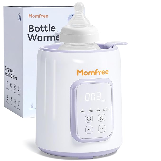 Bottle Warmer, 8-in-1 Fast Baby Bottle Warmer for Breastmilk and Formula,Milk Warmer with Accurate Temperature Control and Automatic Shut-Off,Multifunctional Bottle Warmers for All Bottles (Purple)