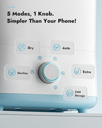 Papablic Baby Bottle Sterilizer and Dryer Pro, Esterilizador De Biberones, Electric Steam Sterilizer for Baby Bottles, Pacifiers, and Pump Parts, Large Capacity 10 Bottles